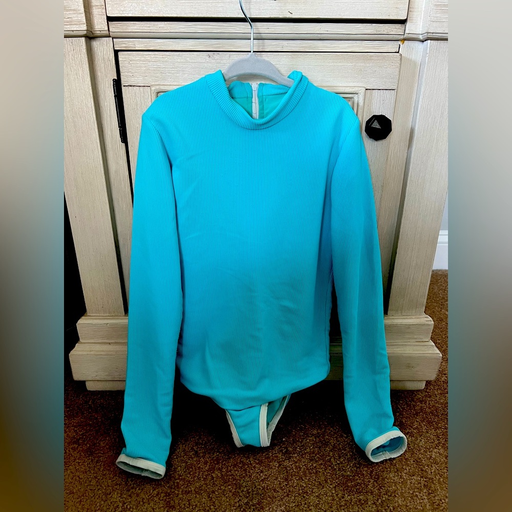 Girls LainSnow Swim - Lain Mini Rashguard - Sea - Size 10/11